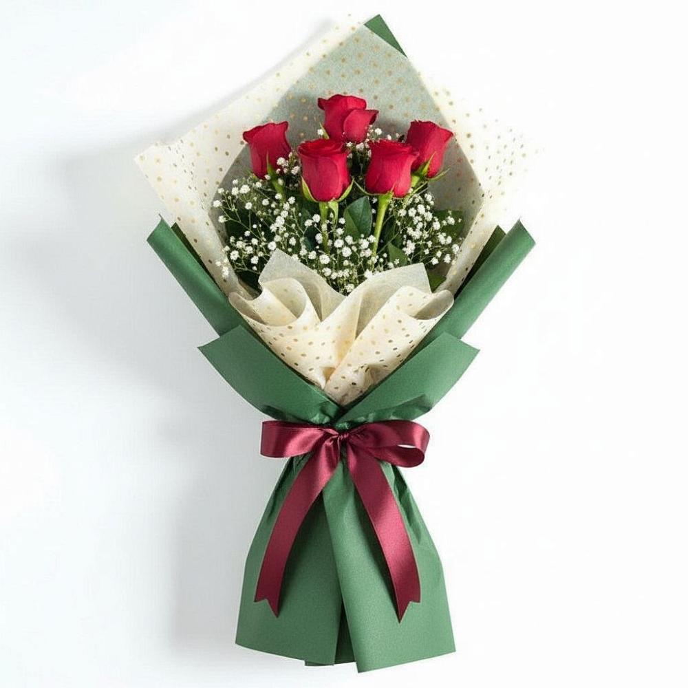 Букет цветов из: Розы в Комгарон