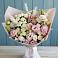 Букет цветов из: Альстромерии и Розы в Комгарон