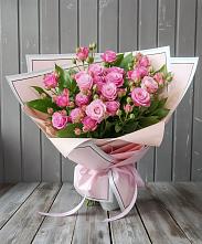 Букет Розовый кустик #REPLACE_PRED# Комгарон