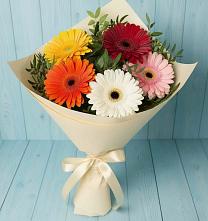 Букет цветов из:  Герберы в Комгарон