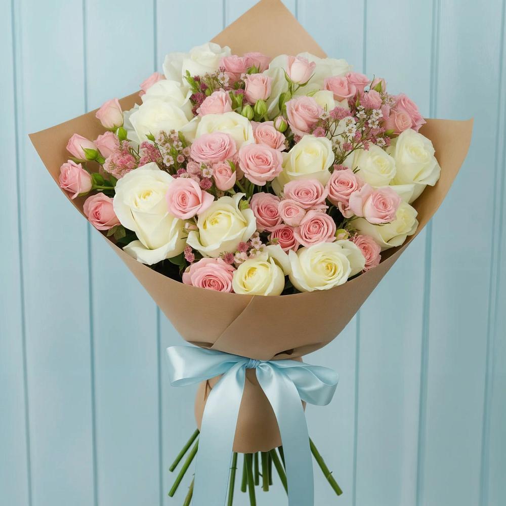 Букет цветов из: Розы в Комгарон