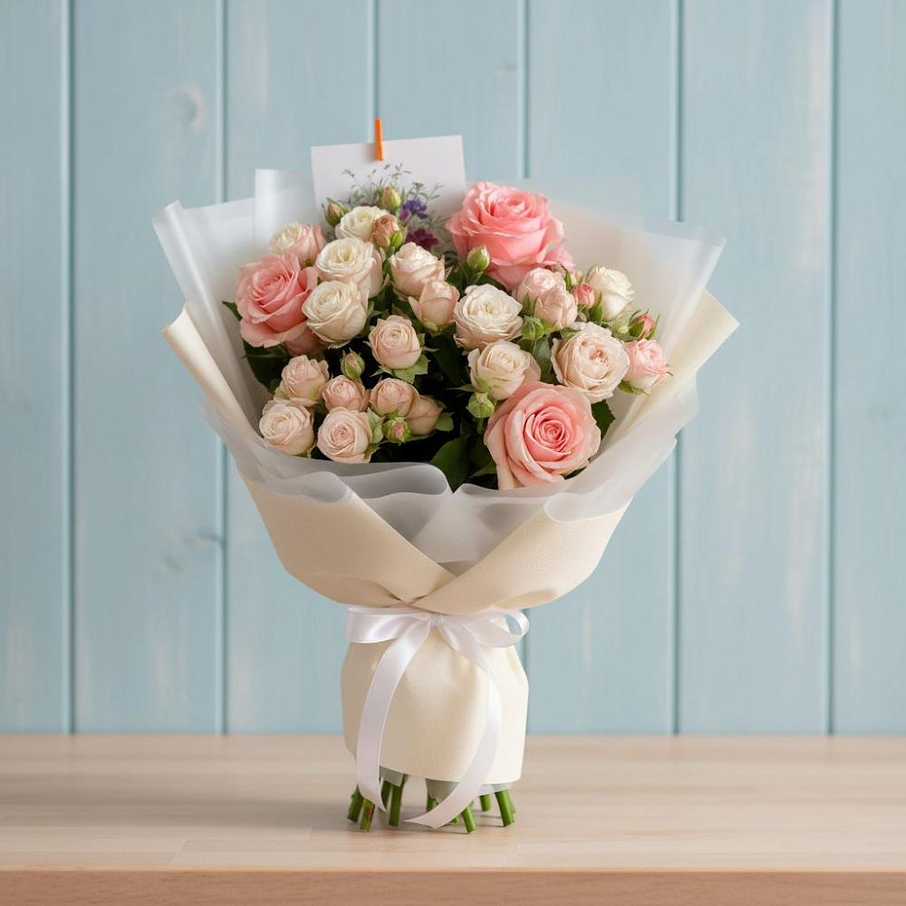 Букет цветов из: Розы в Комгарон