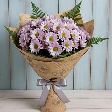 Букет цветов из:  Хризантемы в Комгарон