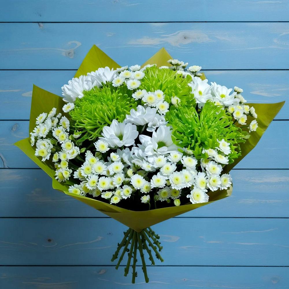 Букет цветов из: Хризантемы в Комгарон