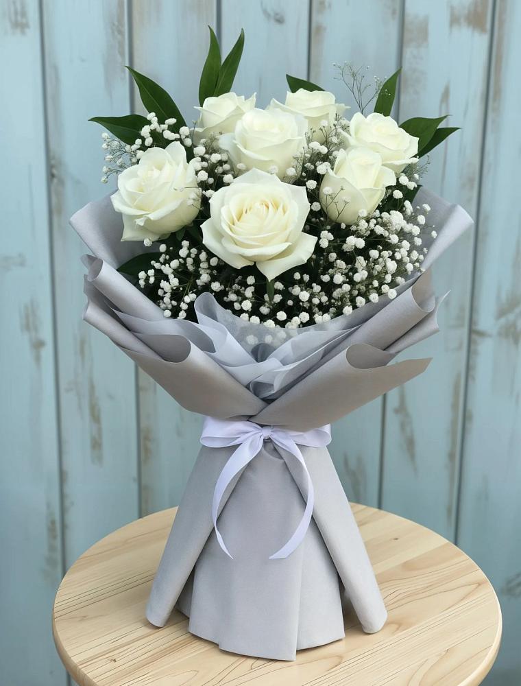 Букет цветов из: Розы в Комгарон