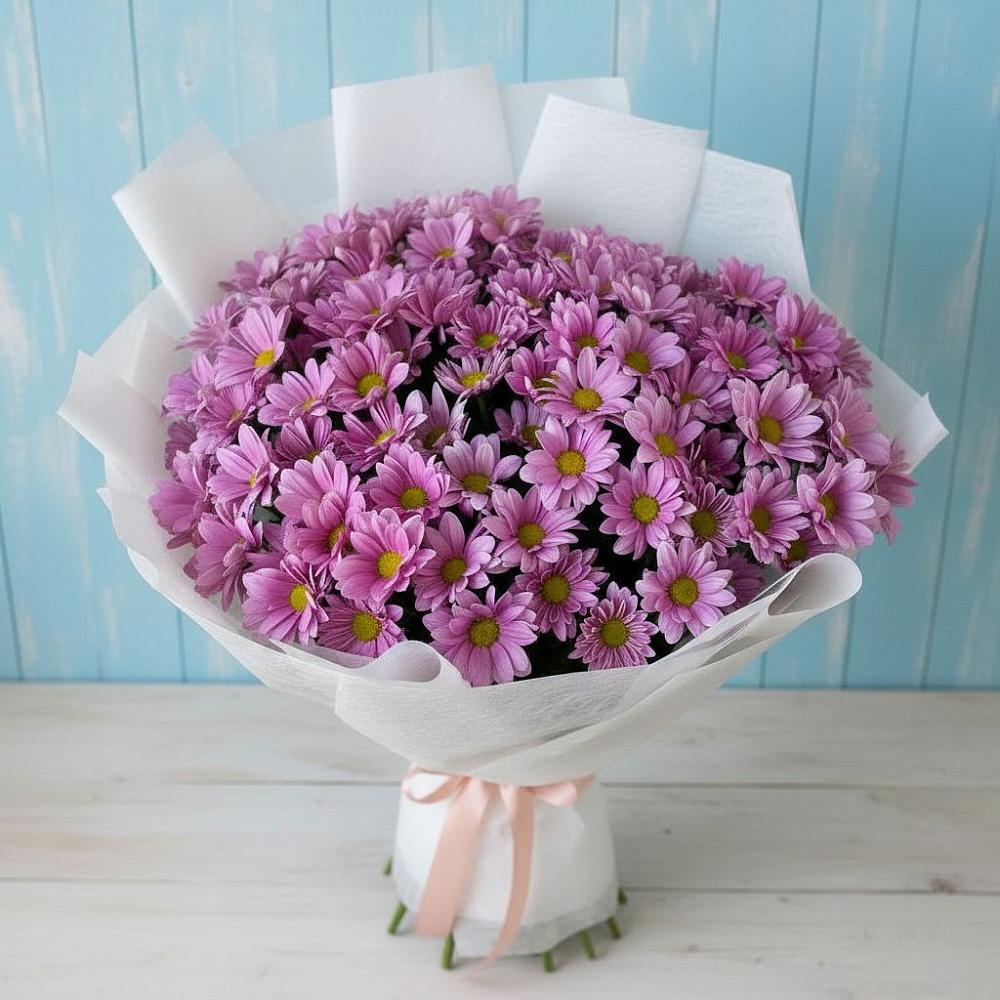 Букет цветов из: Хризантемы в Комгарон