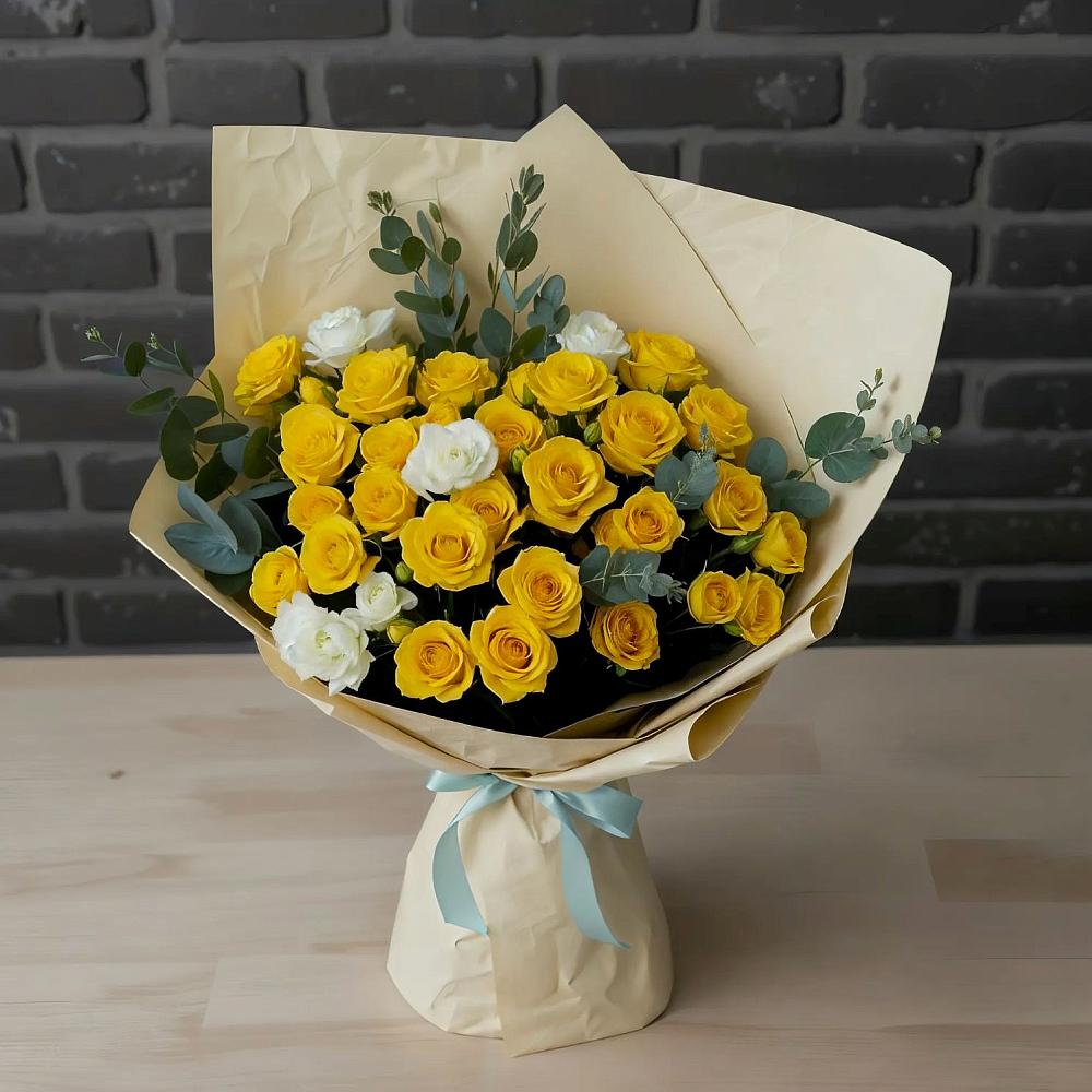 Букет цветов из: Розы в Комгарон