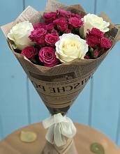 Букет цветов из:  Розы #REPLACE_PRED# Комгарон