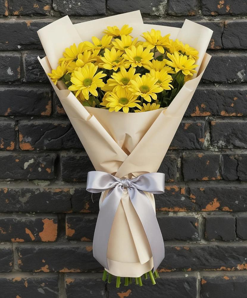 Букет цветов из: Хризантемы в Комгарон